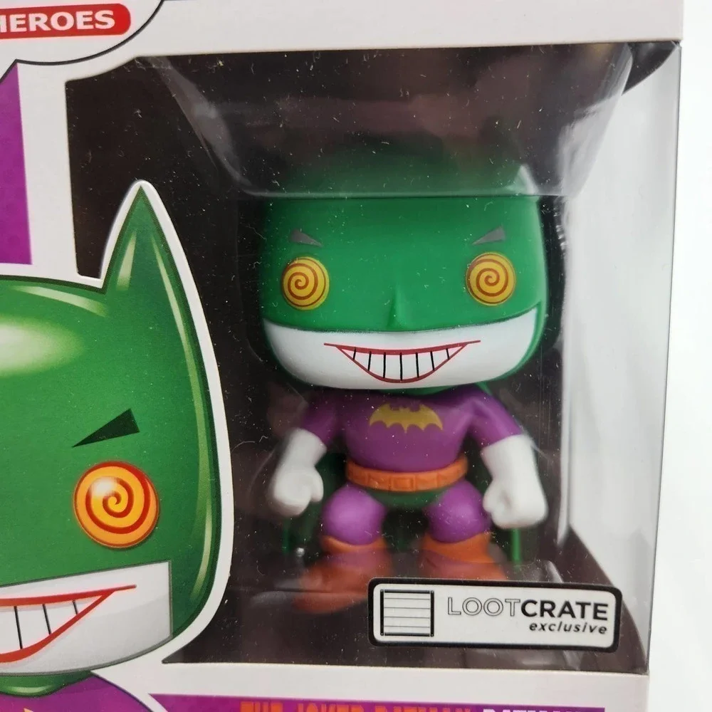 NEW Funko Pop The Joker Batman-Batman Pop Heroes #65 Loot Crate Exclusive